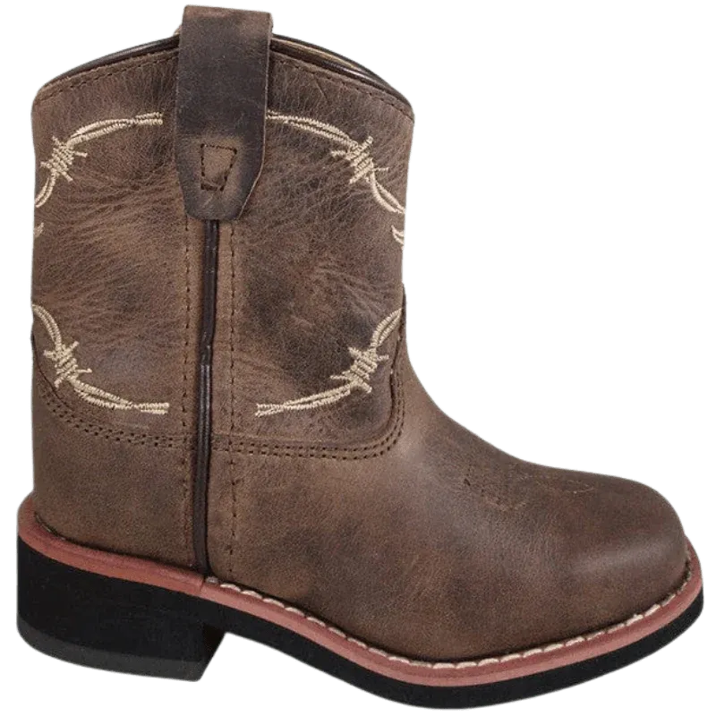 Smoky Mountain Logan Western Boot - Waxed Distressed Brown 3923T