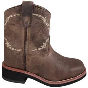 Smoky Mountain Logan Western Boot - Waxed Distressed Brown 3923T