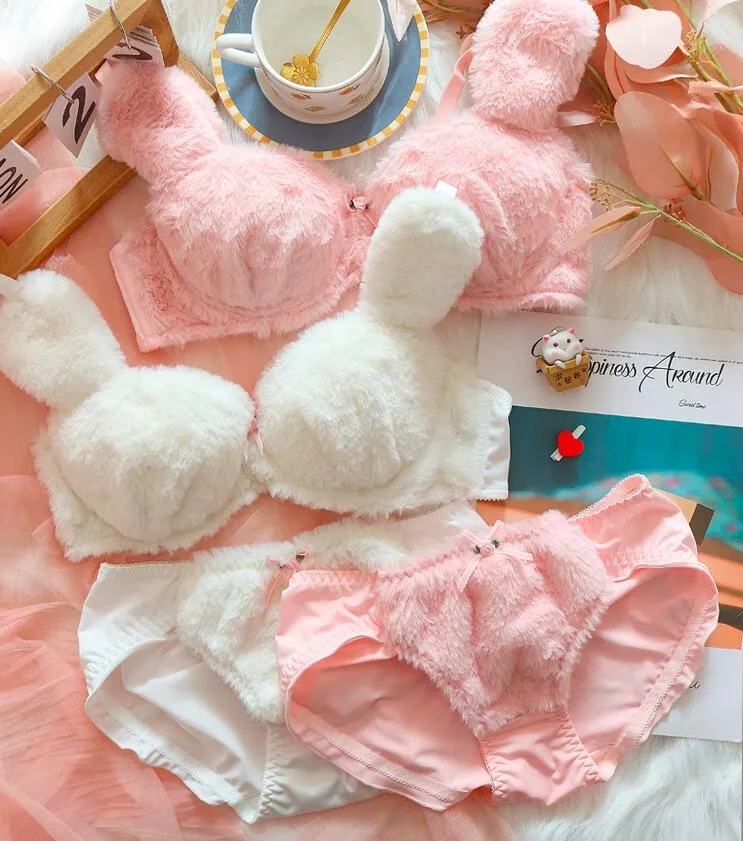 Soft Bunny Lingerie Set