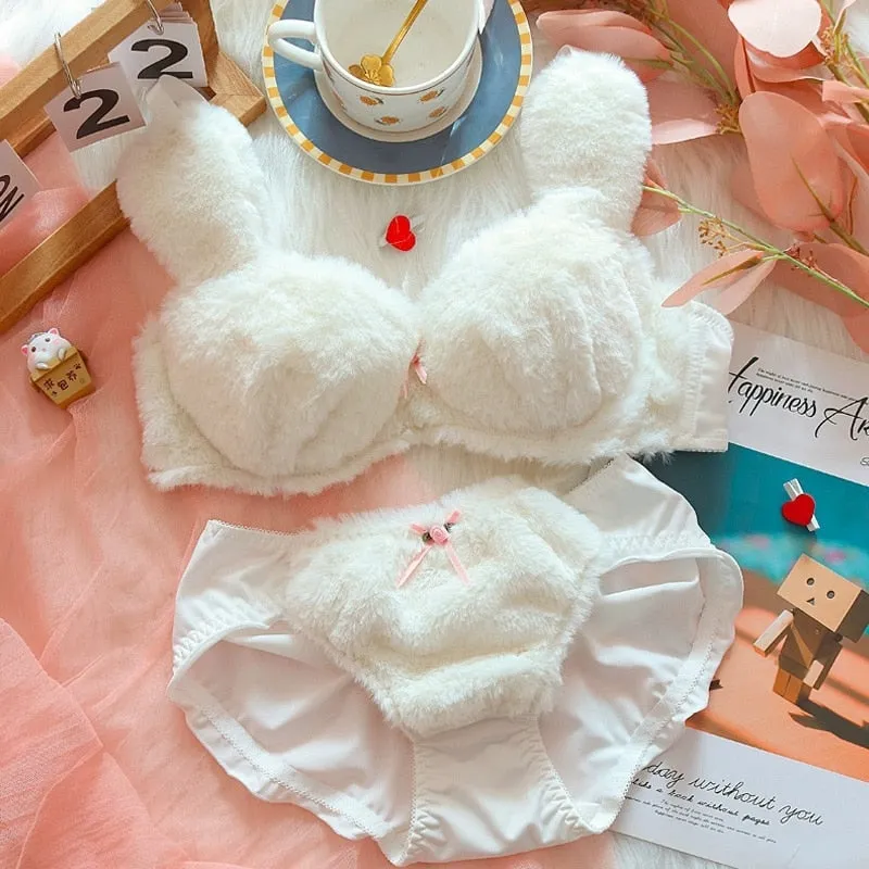 Soft Bunny Lingerie Set