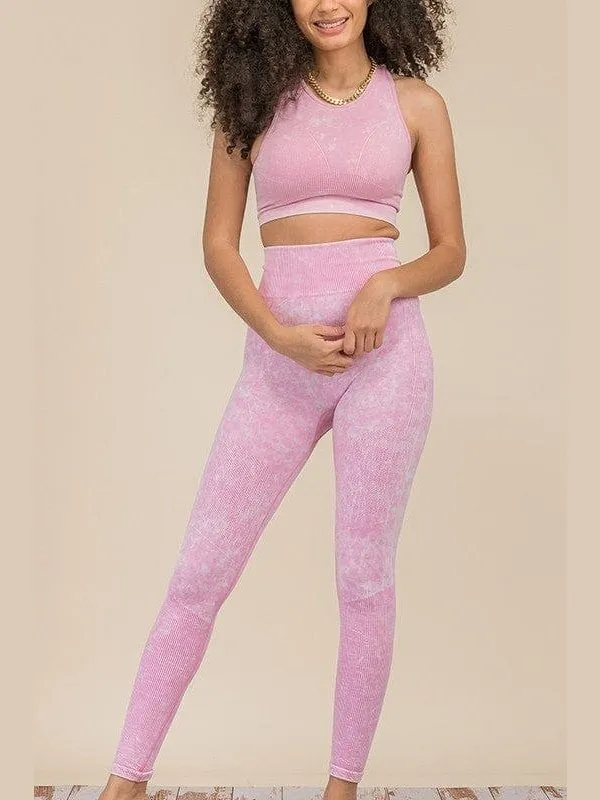 Solid Yoga Racerback Set