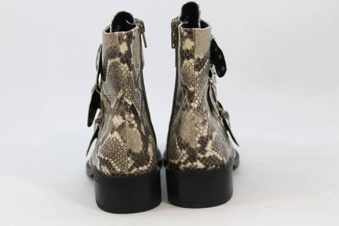 Steve New York Harmon Women's Snakeskin-Print Boots | Size 8M | ZAP12983