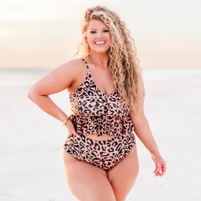 Summer Leopard Swim Bottom