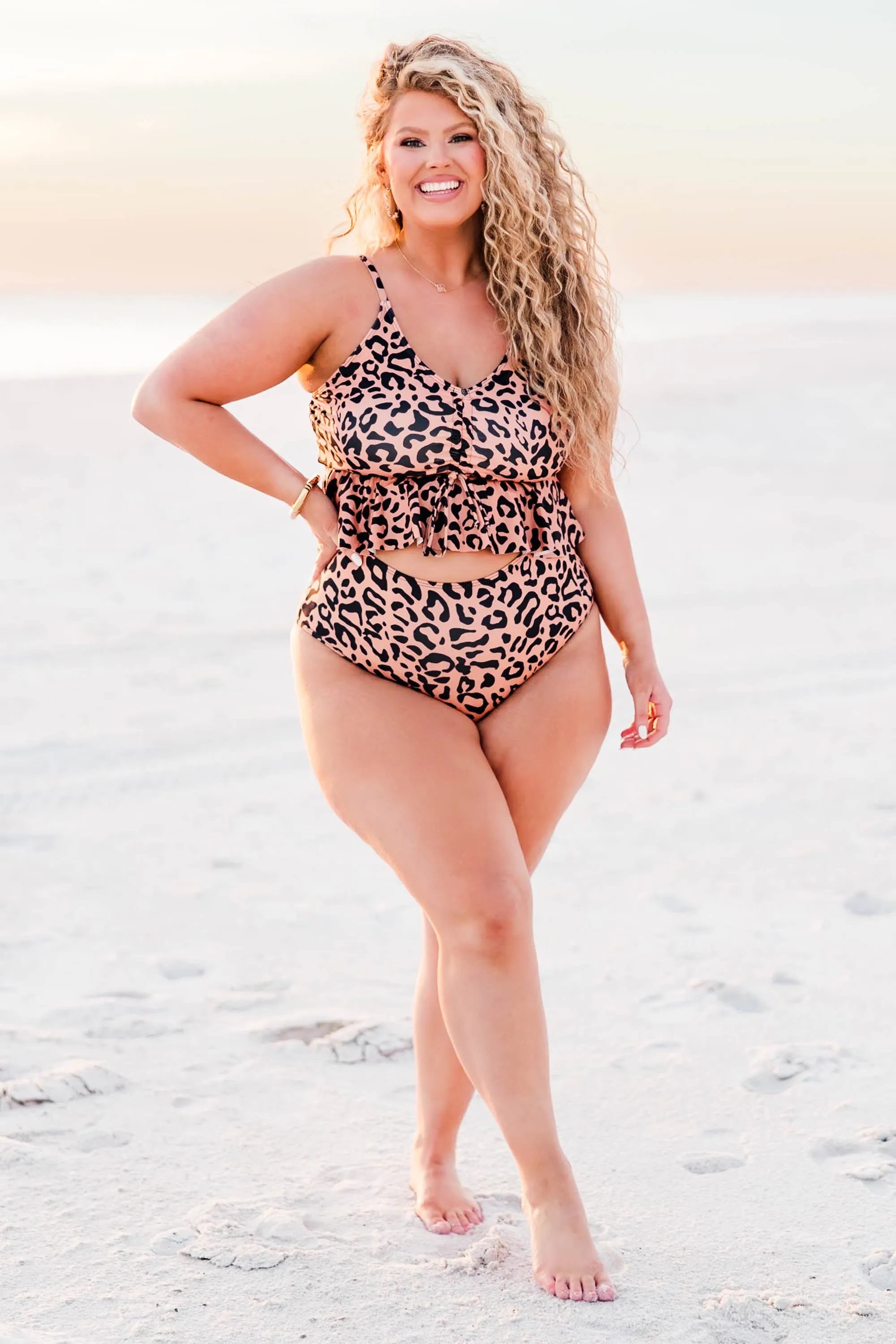 Summer Leopard Swim Bottom