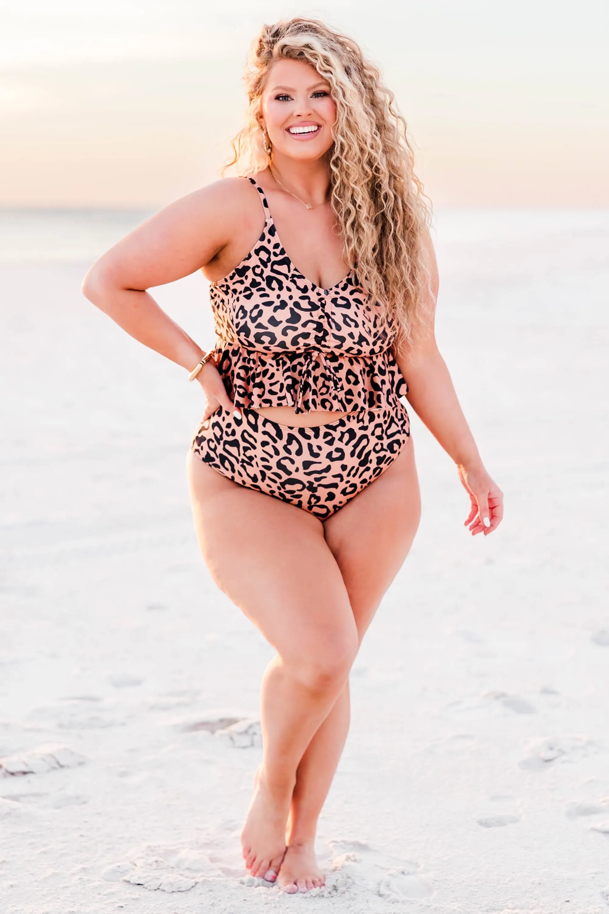 Summer Leopard Swim Bottom