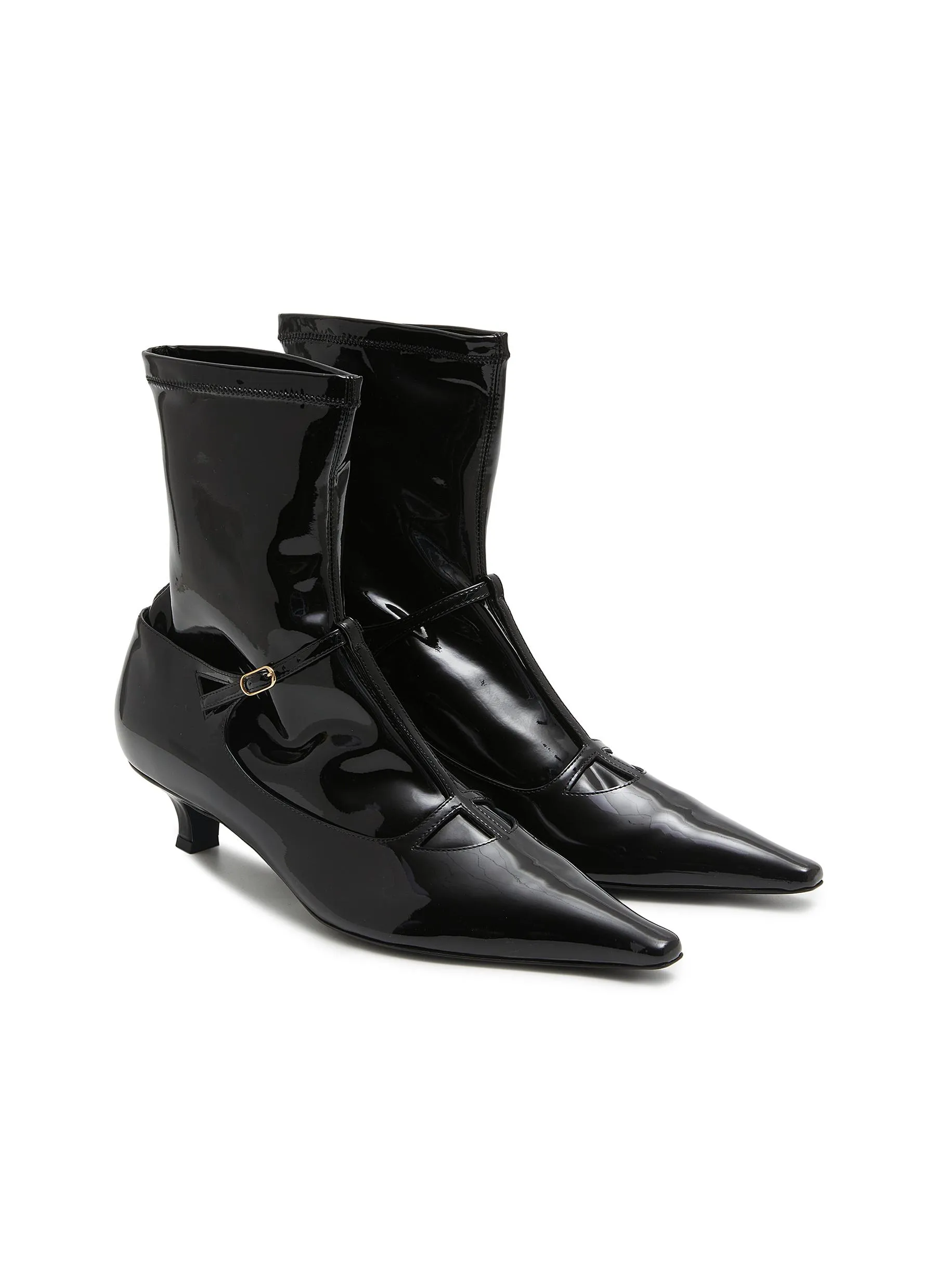 The Row Cyd Patent Leather Boots