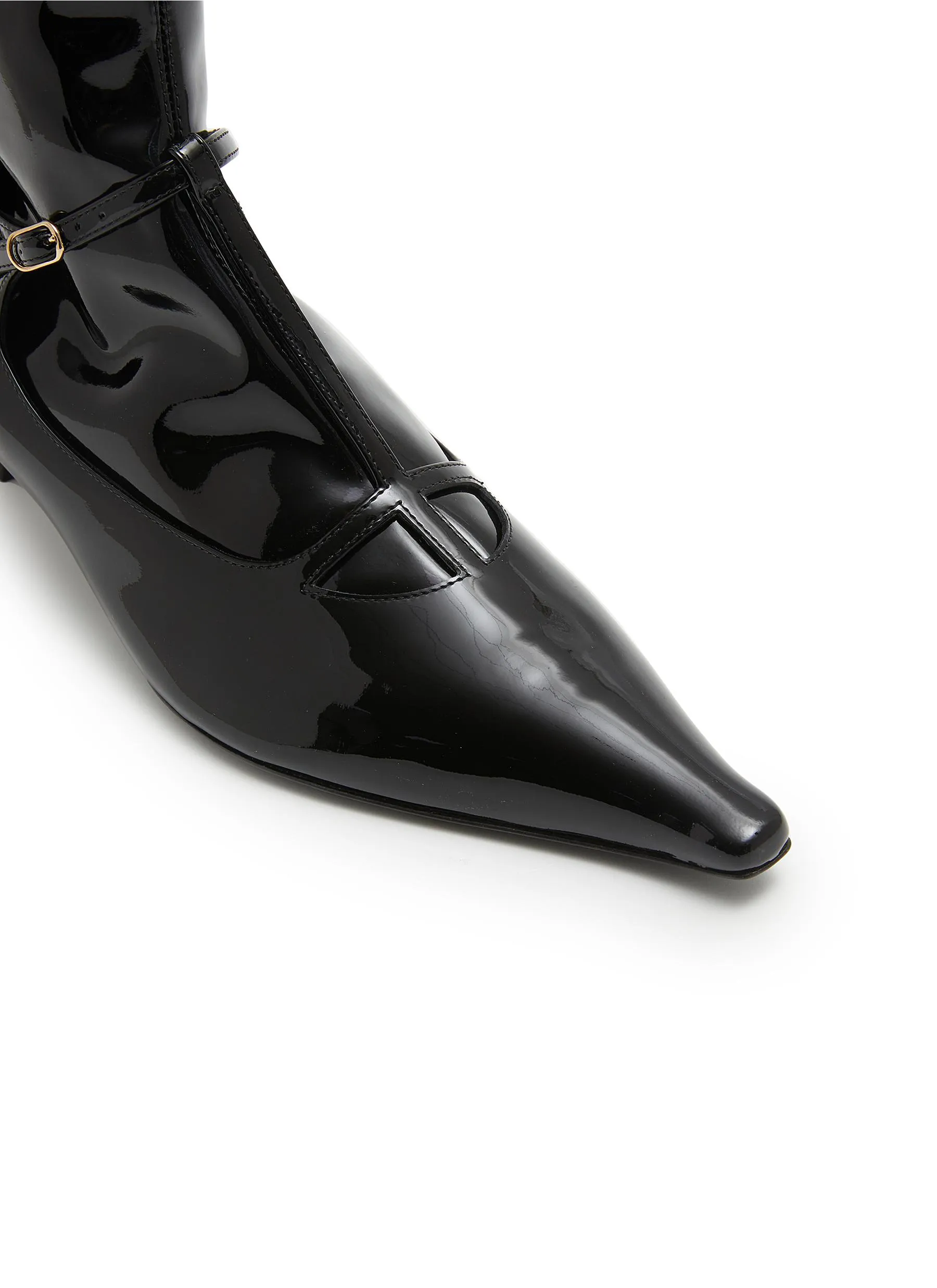 The Row Cyd Patent Leather Boots