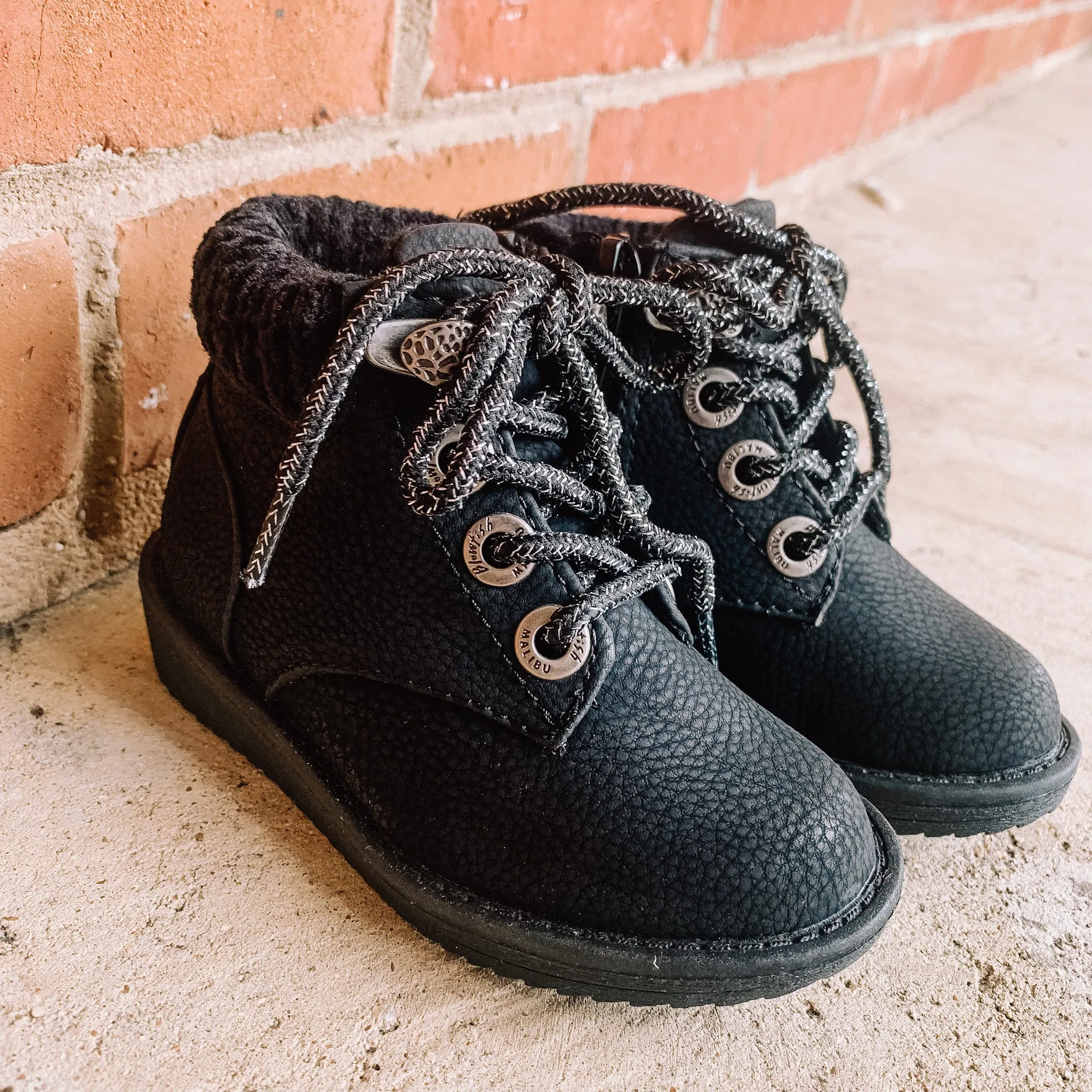 Toddler Black Blowfish Boots.