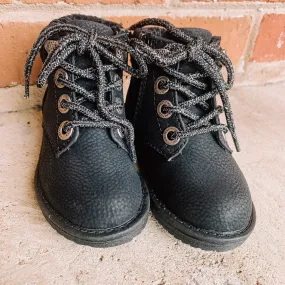 Toddler Black Blowfish Boots.