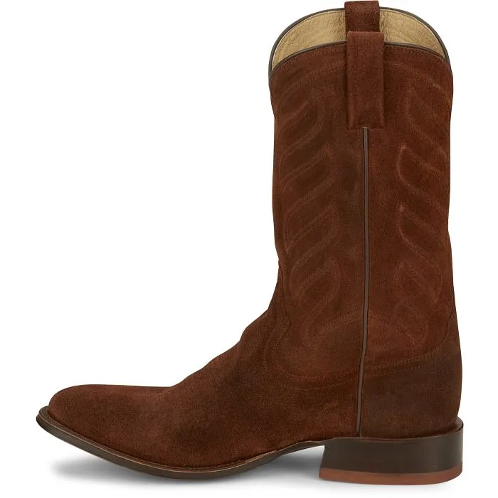 Tony Lama Men's Amado Brown Suede Cowboy Boot