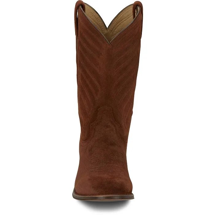 Tony Lama Men's Amado Brown Suede Cowboy Boot