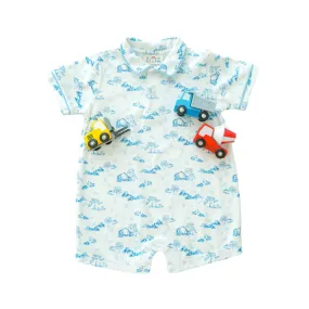 Trucks Toddler Boy Romper