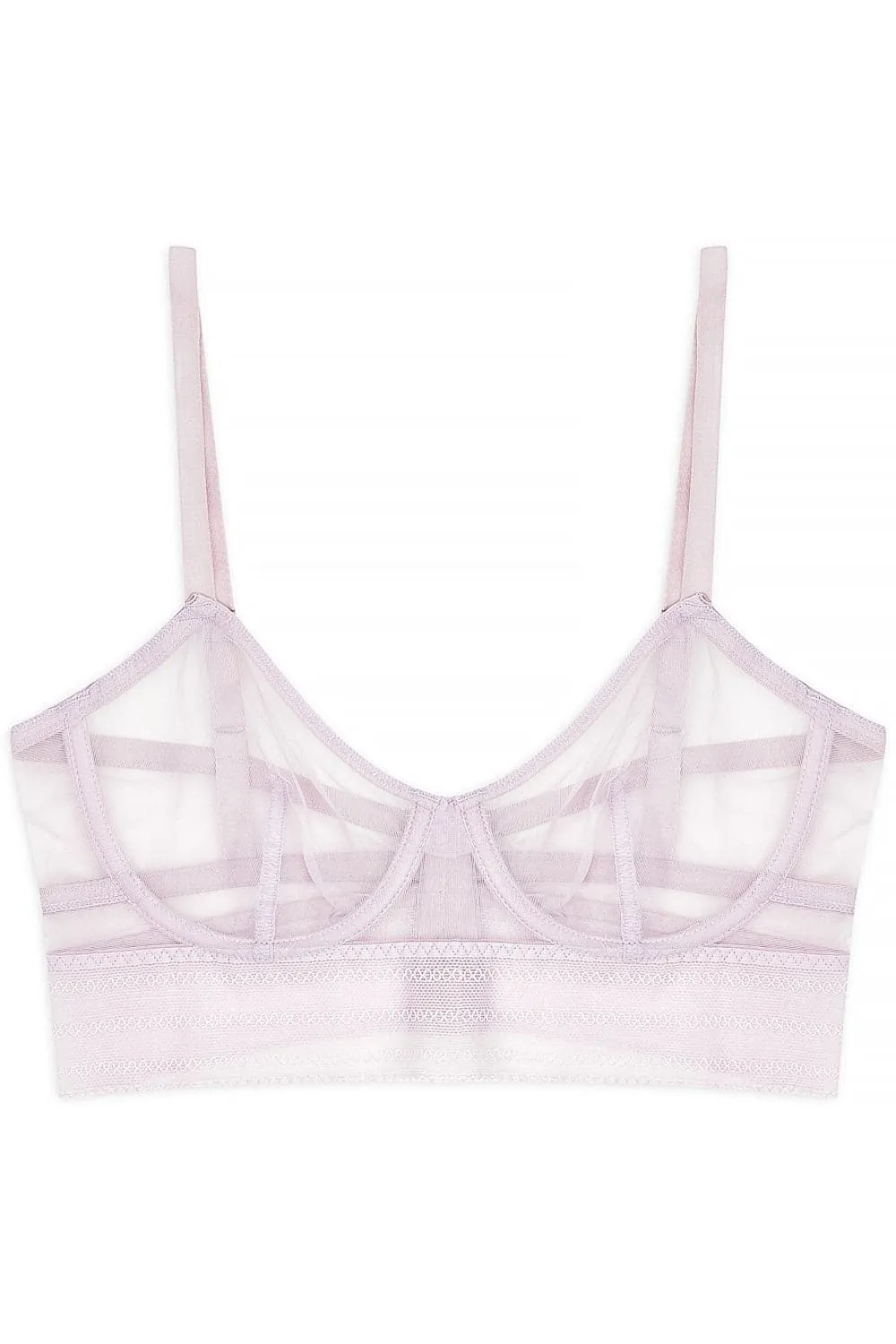 Underwire longline bra