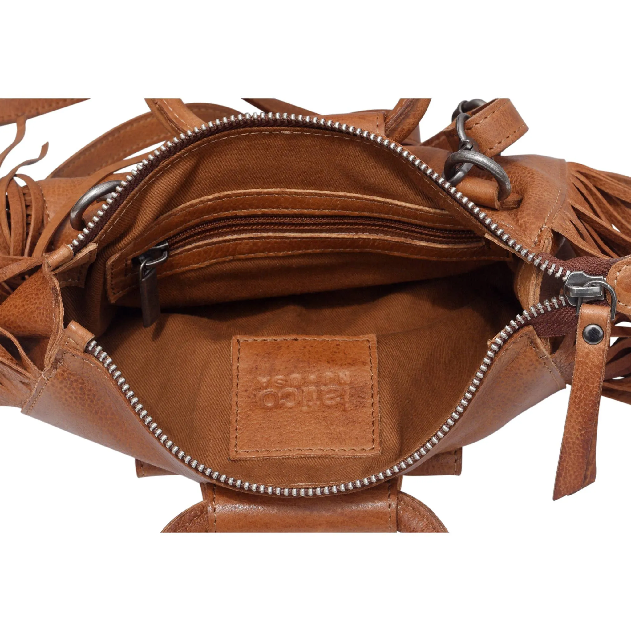 White Canyon Leather Crossbody Bag