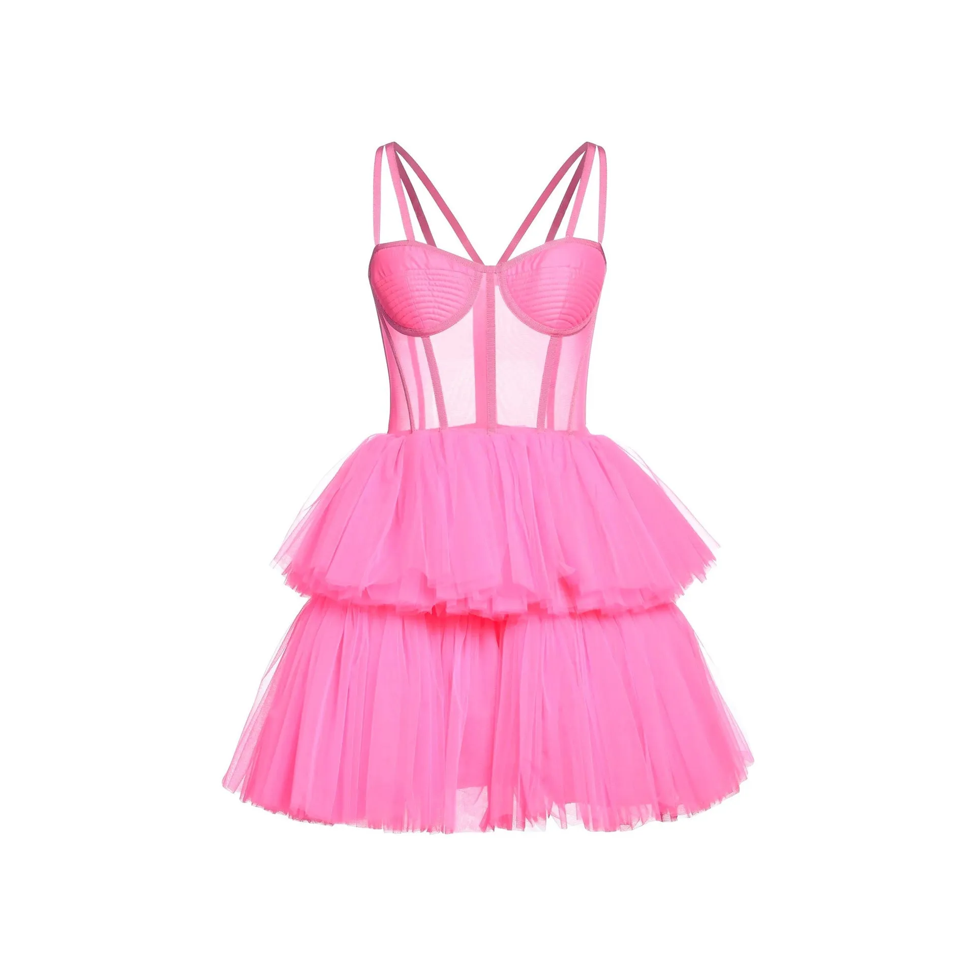 Women's chic tulle mini dress - 19:13 Dresscode