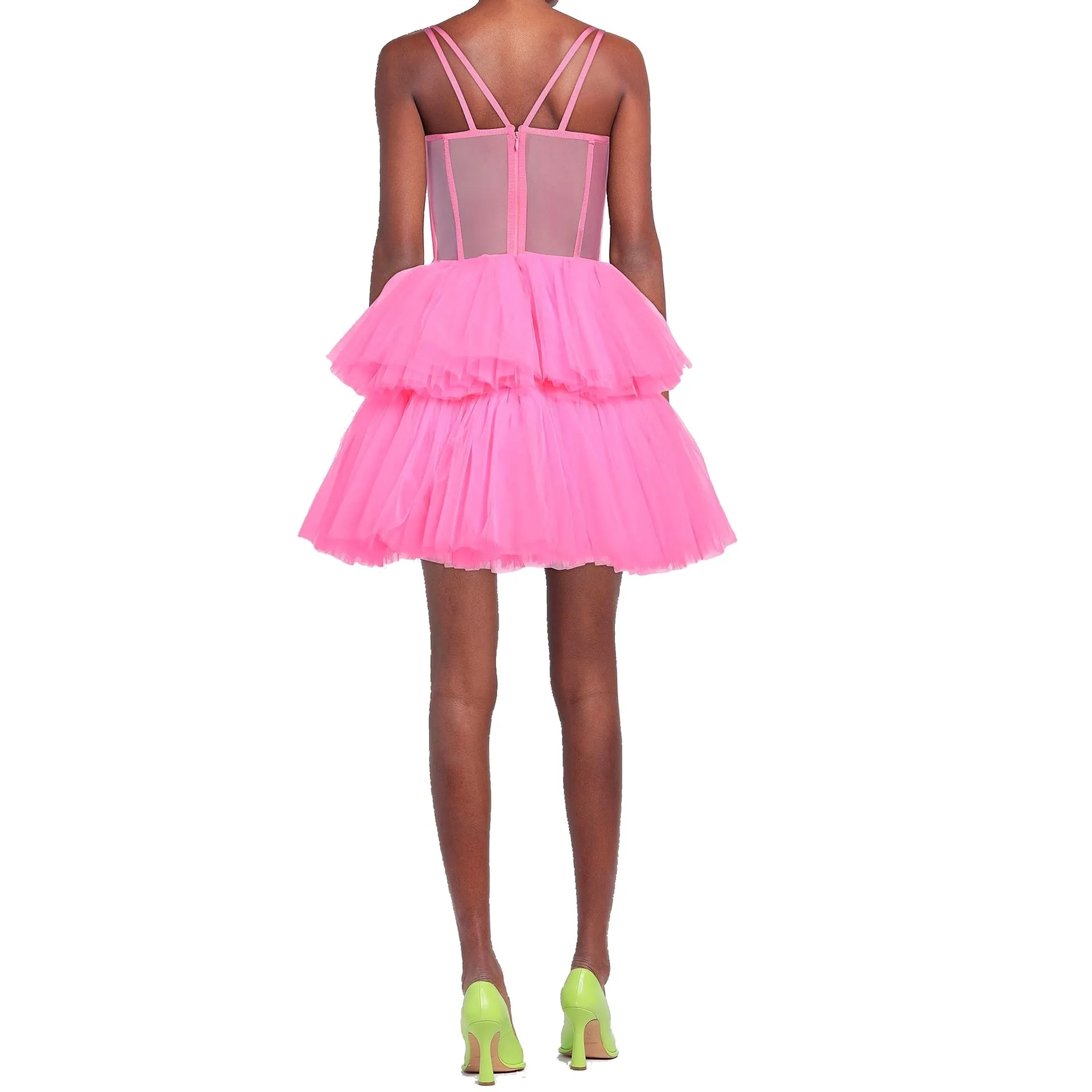 Women's chic tulle mini dress - 19:13 Dresscode